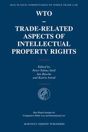 WTO - trade-related aspects of intellectual property rights
