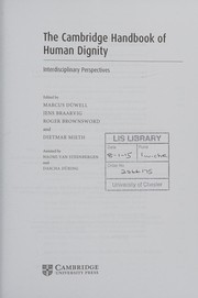 The Cambridge handbook of human dignity interdisciplinary perspectives