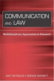 Communication and law multidisciplinary approaches to research