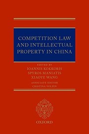 Competition law and intellectual property in China