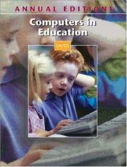 Annual editions computers in education 04/05