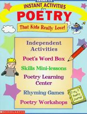 Instant activities for poetry that kids really love!