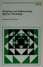 Designing and implementing effective workshops