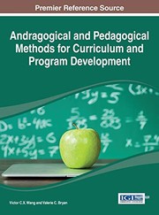 Andragogical and pedagogical methods for curriculum and program development