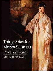 Thirty arias for mezzo-soprano voice and piano