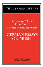 German essays on music