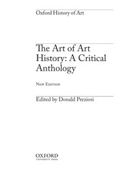 The Art of art history a critical anthology