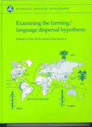 Examining the farming/language dispersal hypothesis