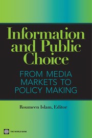 Information and public choice from media to policy making