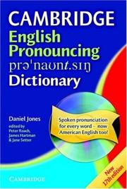 Cambridge English pronouncing dictionary