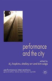 Performance and the city