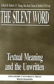 The silent word textual meaning and the unwritten
