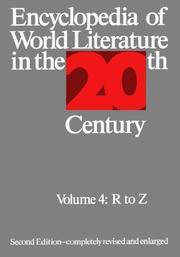 Encyclopedia of world literature in the 20th century