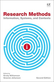 Research methods information, systems, and contexts