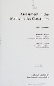 Assessment in the mathematics classroom