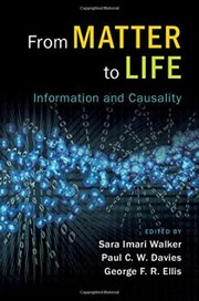 From matter to life information and causality