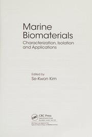 Marine biomaterials characterization, isolation, and applications