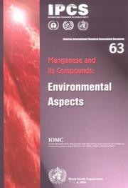 Manganese and its compounds environmental aspects