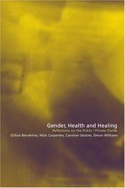 Gender, health, and healing the public/private divide
