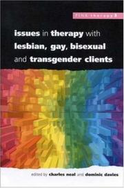 Issues in therapy with lesbian, gay, bisexual and transgender clients