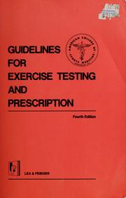 Guidelines for exercise testing and prescription