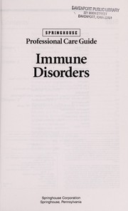 Immune disorders.