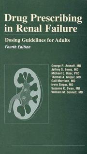 Drug prescribing in renal failure dosing guidelines for adults
