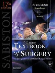 Sabiston textbook of surgery the biological basis of modern surgical practice