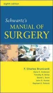 Schwartz's manual of surgery