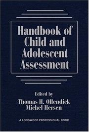 Handbook of child and adolescent assessment