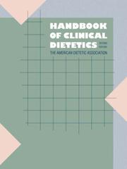 Handbook of clinical dietetics
