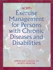 ACSM's exercise management for persons with chronic diseases and disabilities