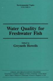 Water quality for freshwater fish further advisory criteria