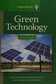 Green technology an A-to-Z guide
