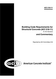 Building code requirements for structural concrete (ACI 318-11) and commentary