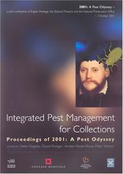 Integrated pest management for collections proceedings of 2001 : a pest odyssey