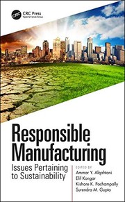 Responsible manufacturing issues pertaining to sustainability