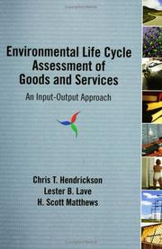 Environmental life cycle assessment of goods and services an input-output approach