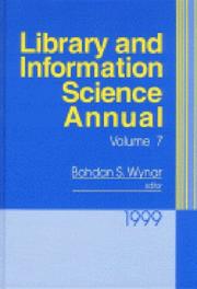 Library and information science annual