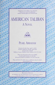 American Taliban a novel
