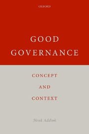 Good governance concept and context