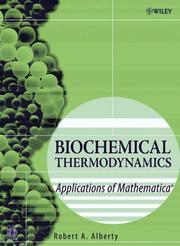 Biochemical thermodynamics applications of Mathematica