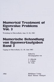 Numerical treatment of eigenvalue problems v.3 Workshop in Oberwolfach, June 12-18, 1983.