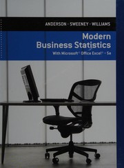 Modern business statistics with Microsoft Office Excel