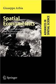Spatial econometrics statistical foundations and applications to regional convergence