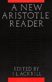 A new Aristotle reader