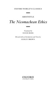 The Nicomachean ethics