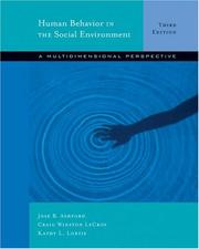 Human behavior in the social environment a multidimensional perspective