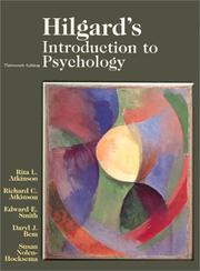 Hilgard's introduction to psychology