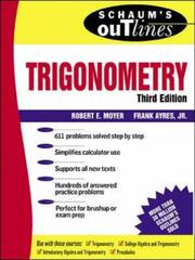 Schaum's outline of theory and problems of trigonometry with calculator-based solutions